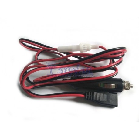 Kabel zasilający 3PIN  z wtykiem zapalniczki