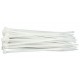73883 OPASKI PLASTIKOWE 150X2,5 100SZT BIAŁE
