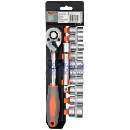 58633 STHOR KOMPLET NASADEK Z AKCESORIAMI 1/2" 12 CZ.