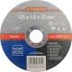 08171 TARCZA DO CIECIA METALU 125X22