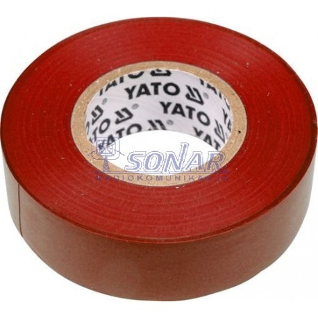 YT-8166 TASMA IZOLACYJNA 19MMX20M CZERWONA