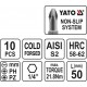 YT-0483 KOŃCÓWKI WKRĘTAKOWE, ZESTAW GROTÓW DO KRĘTARKI 50 MM   10SZT