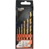 YT-44673 ZESTAW WIERTEL DO METALU HSS-TIN 6 SZT. 2-8 MM