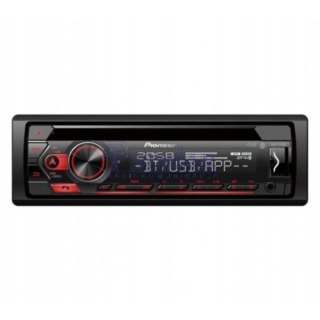 radio samochodowe Pioneer CD DEH-S320 CD+USB+BT RED