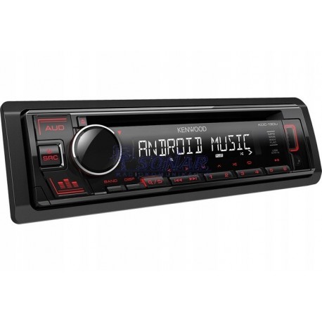 Radio samochodowe Kenwood CD KDC-130UR CD+USB Red