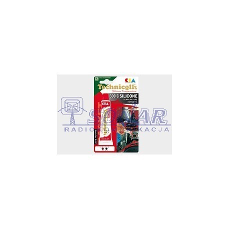 Silikon wysokotemperaturowy 20ml Czarny