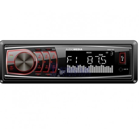 Radio sam. Audiomedia AMR417 BT USB+SD+BT Red RDS