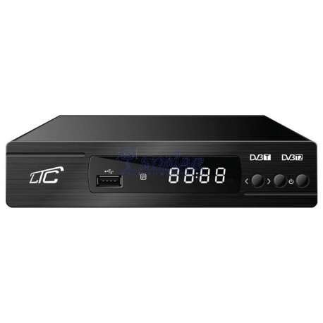 Tuner DVB-T2/Hevc z pilotem programowalnym DVB102