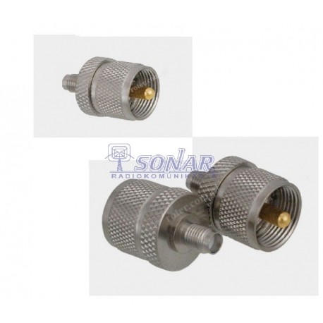 Adapter gniazdo SMA/ wtykUHF (Baofeng UV5/82/9)