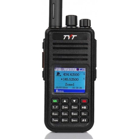 TYT MD UV-380SP DMR VHF/UHF MOTOTRBO TIER I/II +PROGRAMATOR 2000MAH