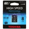KARTA PAMIĘCI SDHC 8GB TOSHIBA CLASA 10