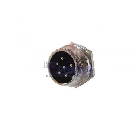 GNIAZDO MIKROFONOWE CB 6 - PIN